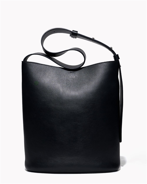 LIÉ STUDIO THE NORMA TOTE LEATHER SOLID BLACK